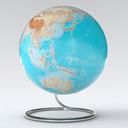 Глобус Мира географический рельефный