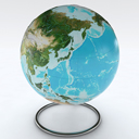 Глобус Мира космический рельефный