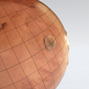Глобус Марса космический рельефный