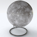 Глобус Меркурия космический