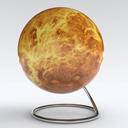 Globe of Venus space